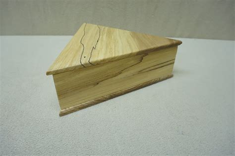 spalted triangle box ws woodmasters
