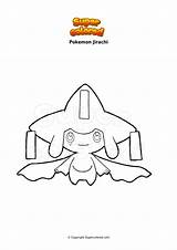 Jirachi Supercolored Registeel Xurkitree sketch template