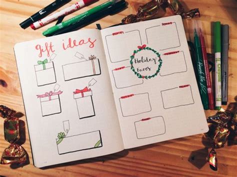 festive pages bullet journal amino