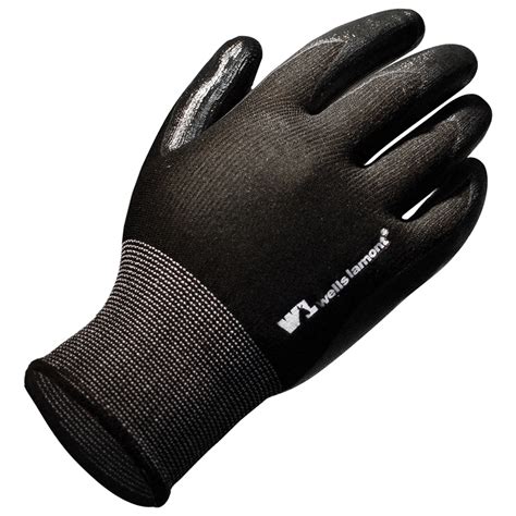 wells lamont nitrile coated work gloves medium large bunnings