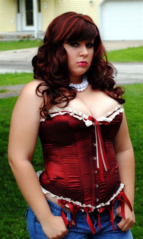 hot redhead plaid corset new sex images