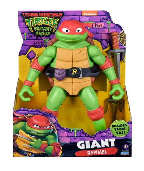 playmates toys teenage mutant ninja turtles mutant mayhem giant raphae