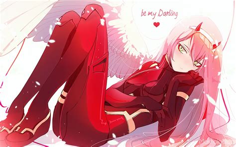 Bodysuit Darling In The Franxx Green Eyes Headband Horns Long Hair