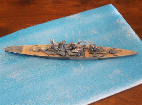 Hms Repulse Battle Cruiser Waterline Boat Plastic Model Military