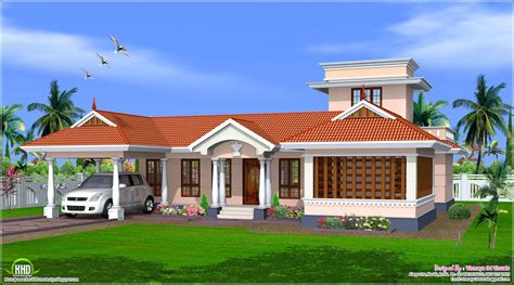 eco friendly houses kerala style single floor house design