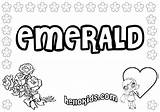 Emerald Coloring Pages Hellokids Print Color Online sketch template