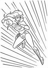 Coloring Maravilla Mujer Kids La Pages Wonder Woman Printable Comic Colorear Para sketch template
