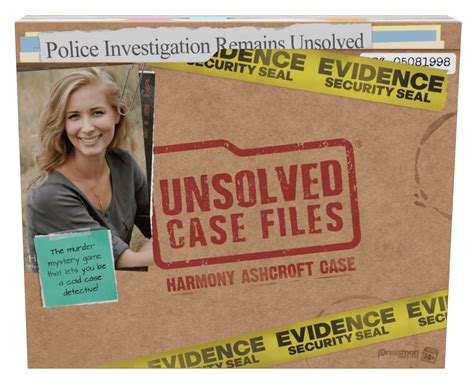 pressman unsolved case files harmony ashcroft true crime solving
