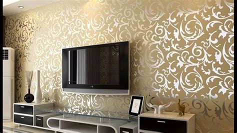 wallpaper design  living room home decoration ideas bedroom