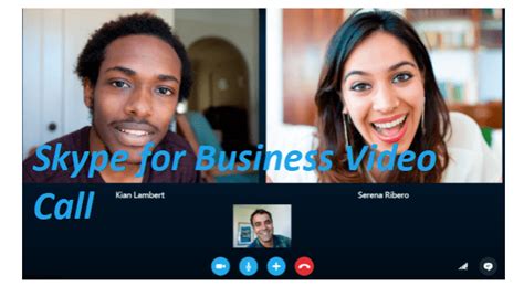 skype for business video call how to use skype for business video