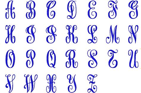 monogram fonts initials images vinyl monogram initial fonts  monogram embroidery fonts