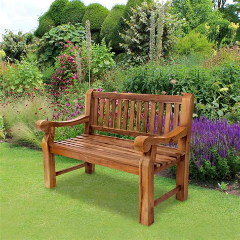kingsbridge premium teak garden patio  seat bench