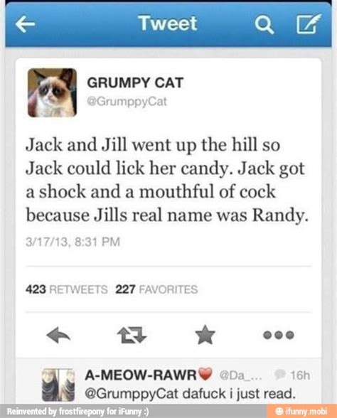 Jack And Jill Went Up The Hill So Jack Could Lick Her Candy Jack Got
