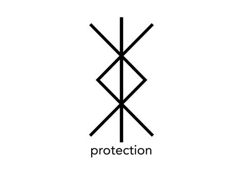 nordico simbolo  proteccion nordico vikingo enlazar runa magia