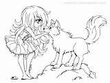 Lineart Commission Chibi sketch template