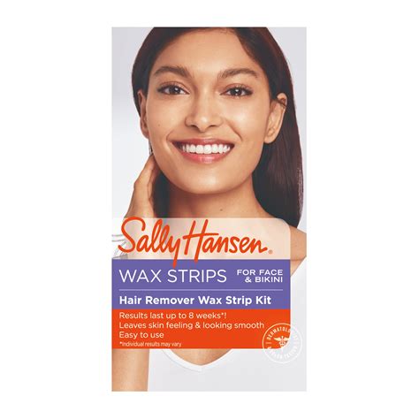 buy sally hansen hair remover wax  face body  bikini pack   wax strips salon
