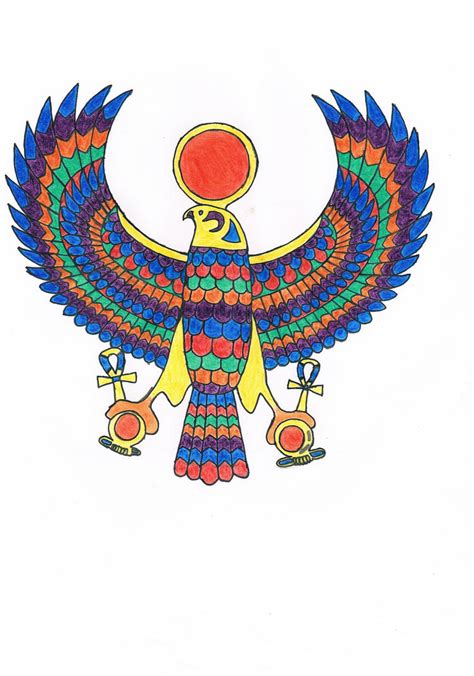 Egyptian God Ra In Colour By An1mefreakz On Deviantart