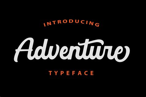 adventure script fonts creative market