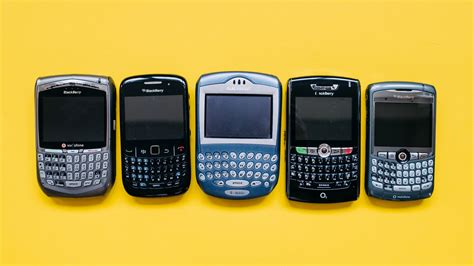 iconic blackberry phones   time