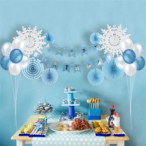 find  party diy decorations information   pcs blue birthday