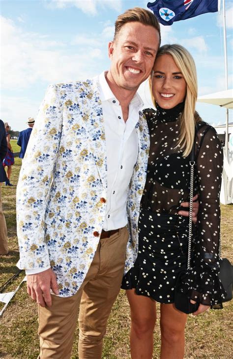supercars james courtney steps out with new girlfriend at polo by the