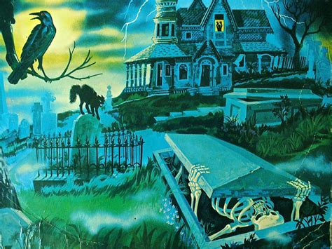 Album Cover Haunted House Halloween Art Halloween