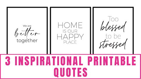 printable inspirational quotes  daily motivation