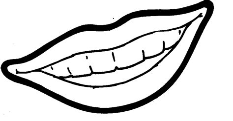 coloring pages  mouth