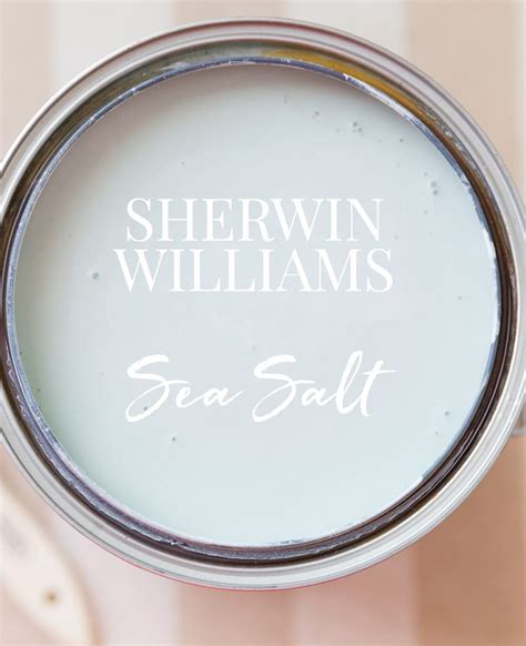 sherwin williams sea salt paint color
