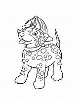 Coloring Pages Dog Fire Dalmatian Dalmation Kids Getcolorings Color Little Kidsplaycolor Printable Play sketch template