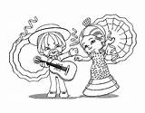 Coloring Pages Mayo Mariachi Cinco Couple Cute Band Drawing Getdrawings Getcolorings Emo Colorings sketch template