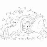 Coloring Bedtime Pages Night Story Good Surfnetkids Bed Whimsical Sleepy Slumberland Whisk Designed Say Collection Off Time Tablet Games sketch template