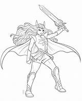 Ra She Princess Coloring Pages Catra Kids sketch template