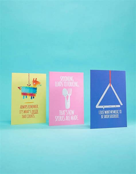 Jolly Awesome Pack Of 3 Cards Asos