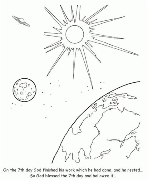 creation coloring pages  day  creation coloring pages bible