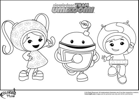 team umizoomi printable coloring page coloring home