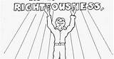 Hunger Those Righteousness Who sketch template