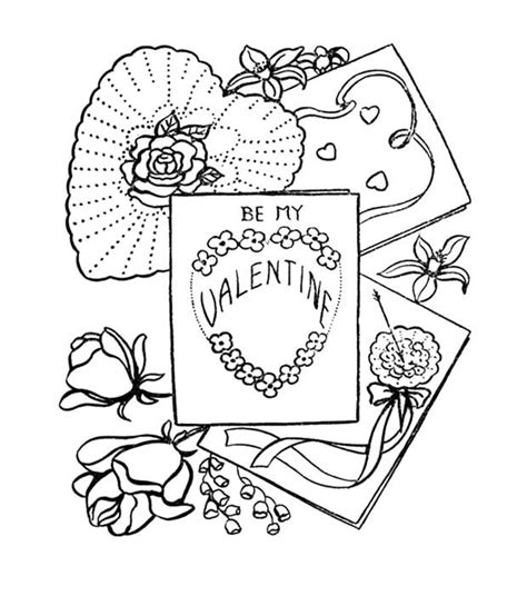coloring page  kids valentines day coloring page valentine