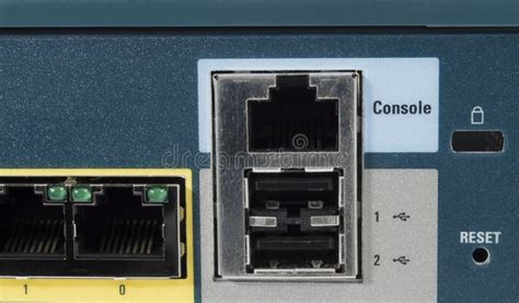 console port stock photo image  link internet ethernet