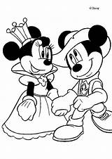 Pages Minnie Mickey Coloring Knight Mouse Queen Color Online sketch template