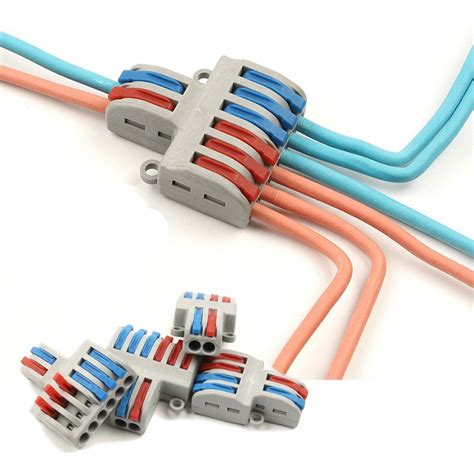 pcs spl quick multiple pin plug  electric connector universal compact wire wiring connectors