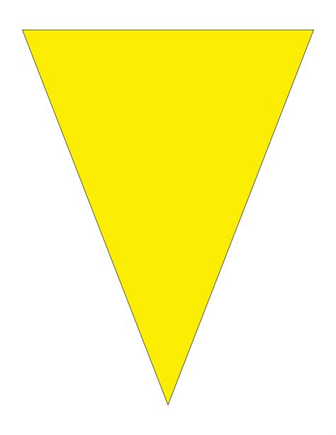 yellow triangle clipart   cliparts  images  clipground