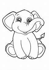 Colorare Elefante Disegni Elefanti Bambini Pianetabambini Versione Singolarmente Coloring sketch template