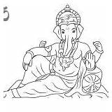 Hinduism Rama Ji sketch template