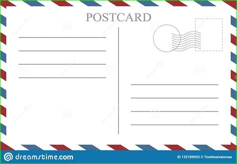 vintage postcard  template templates  resume examples