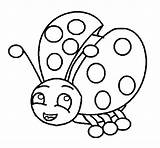 Ladybug Coloring Cute Pages Drawings Line Bug Ladybird Drawing Clipart Printable Cliparts Coloringcrew Library Print Clipartmag Clip sketch template