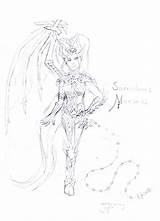Succubus Unfinished sketch template