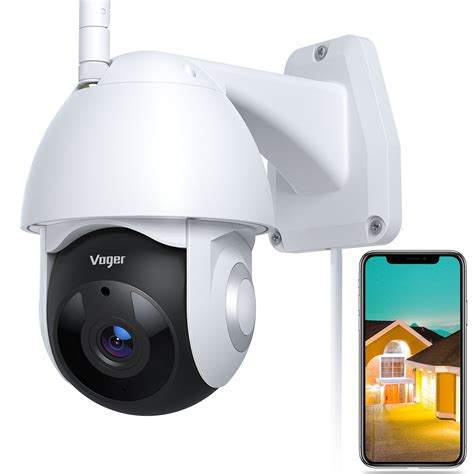 voger  view wifi outdoor security camera p  ip weatherproof motion detection night
