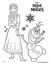 Frozen Coloring Adventure Olaf Anna Pages Printable sketch template