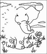 Elefante Unir sketch template